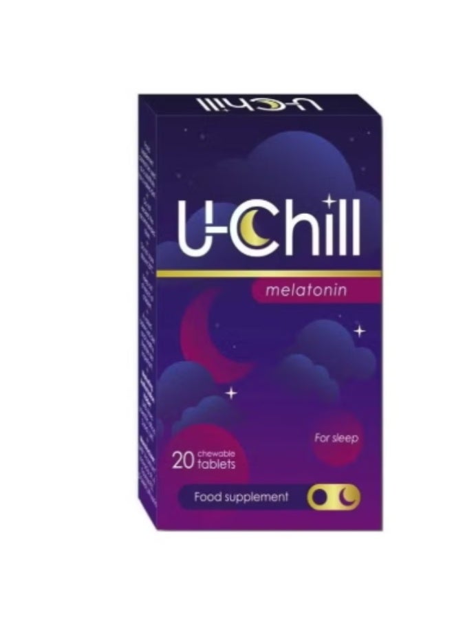 U Chill Melatonin Chewable Tabs 20S - Image 4